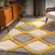 DARK GREY & YELLOW RUG