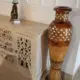 HANDMADE WOODEN VASE